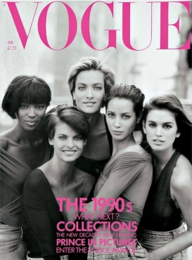 История одного показа: Versace осень-зима 1991 — Наоми, Линда, Синди и Кристи поют Freedom