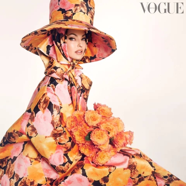 Линда Евангелиста снялась для обложки британского Vogue