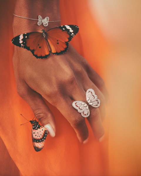 De Beers посвятил новую ювелирную коллекцию бабочкам