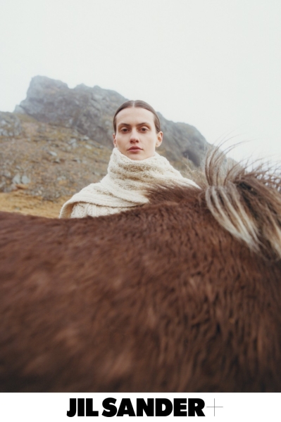 Люк и Люси Мейер показали кампанию Jil Sander+, снятую в Исландии