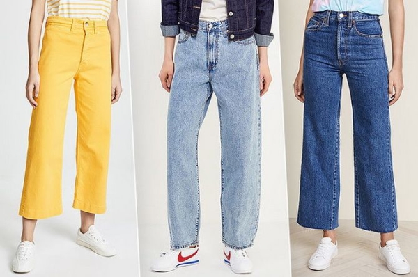С чем носить широкие джинсы: подборка лучших идей 2022