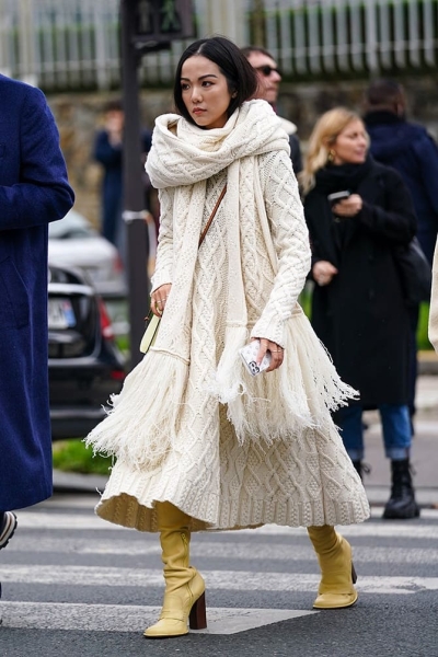Модные шарфы зима-весна 2023: трендовые модели