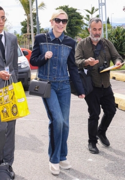 Кейт Бланшетт приехала в Канны в идеальном джинсовом костюме — где купить похожий?