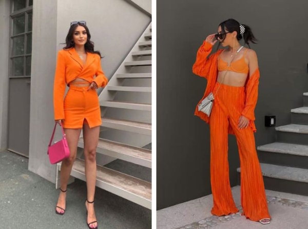 Огонь и солнце: как носить оранжевый цвет в одежде летом 2023 года