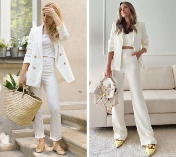 Образы в стиле total white look — идеальный летний тренд