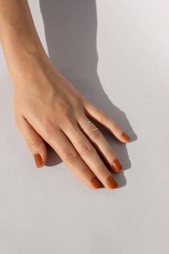 Тыквенные ногти — маникюр в самом атмосферном оттенке осени