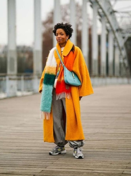Самые модные длинные шарфы сезона зима 2023-2024: стильные модели