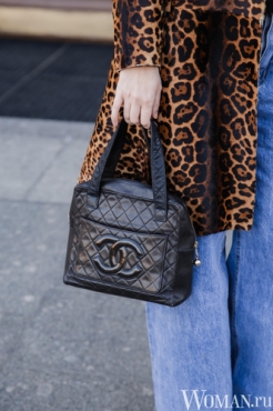 Охота на леопард, архивный Chanel и тренд на серый: street style Недели моды в Москве